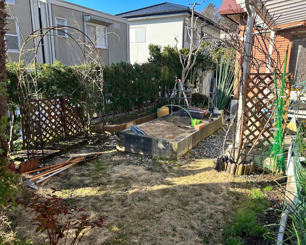 IMG_0858 神戸市北区 お庭リフォーム事例 ビフォー