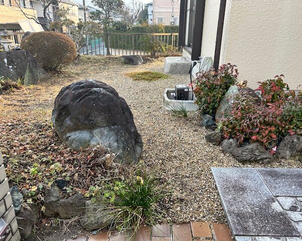 IMG_9315 神戸市北区 お庭リフォーム 作業前